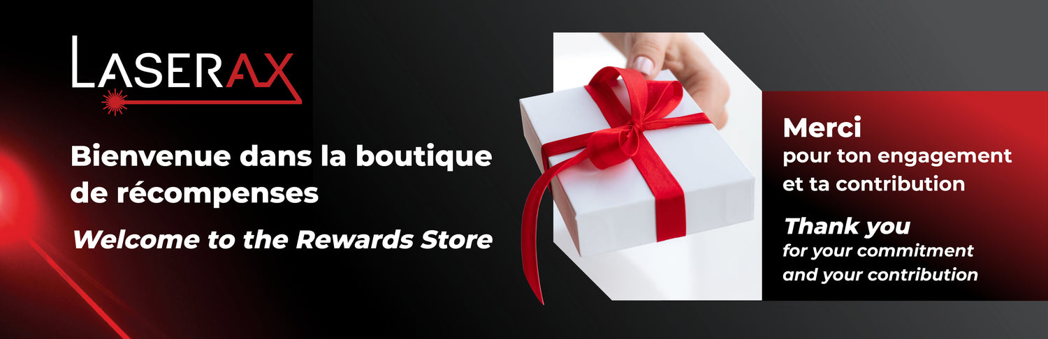 Laserax Rewards Store (Germany) | Boutique de récompenses (Allemagne)