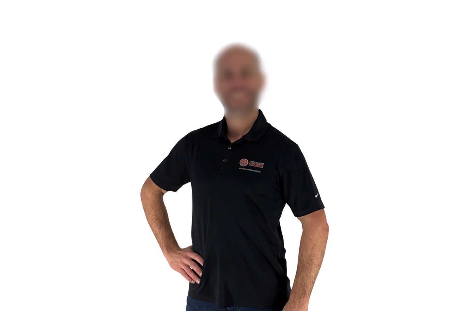 Polo noir (Homme)
