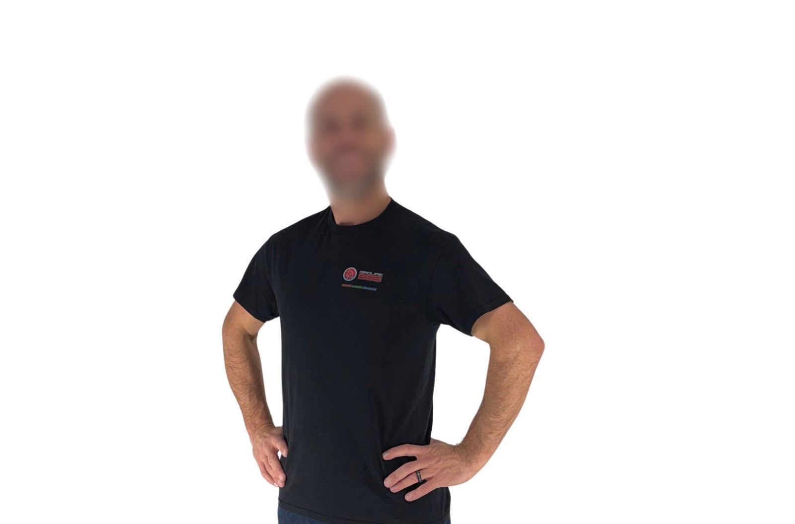 T-shirt noir (Unisexe)