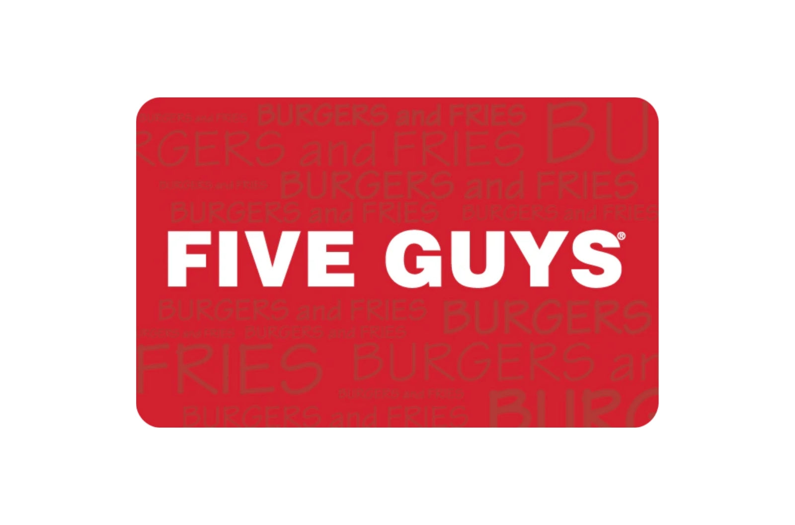 Five Guys Gift Card USD