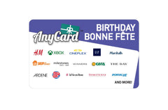 AnyCard Birthday Gift Card
