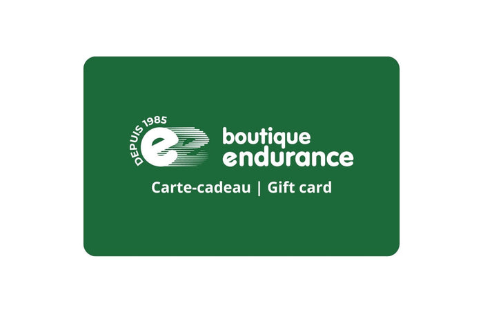 Carte - cadeau Boutique Endurance - Accolad