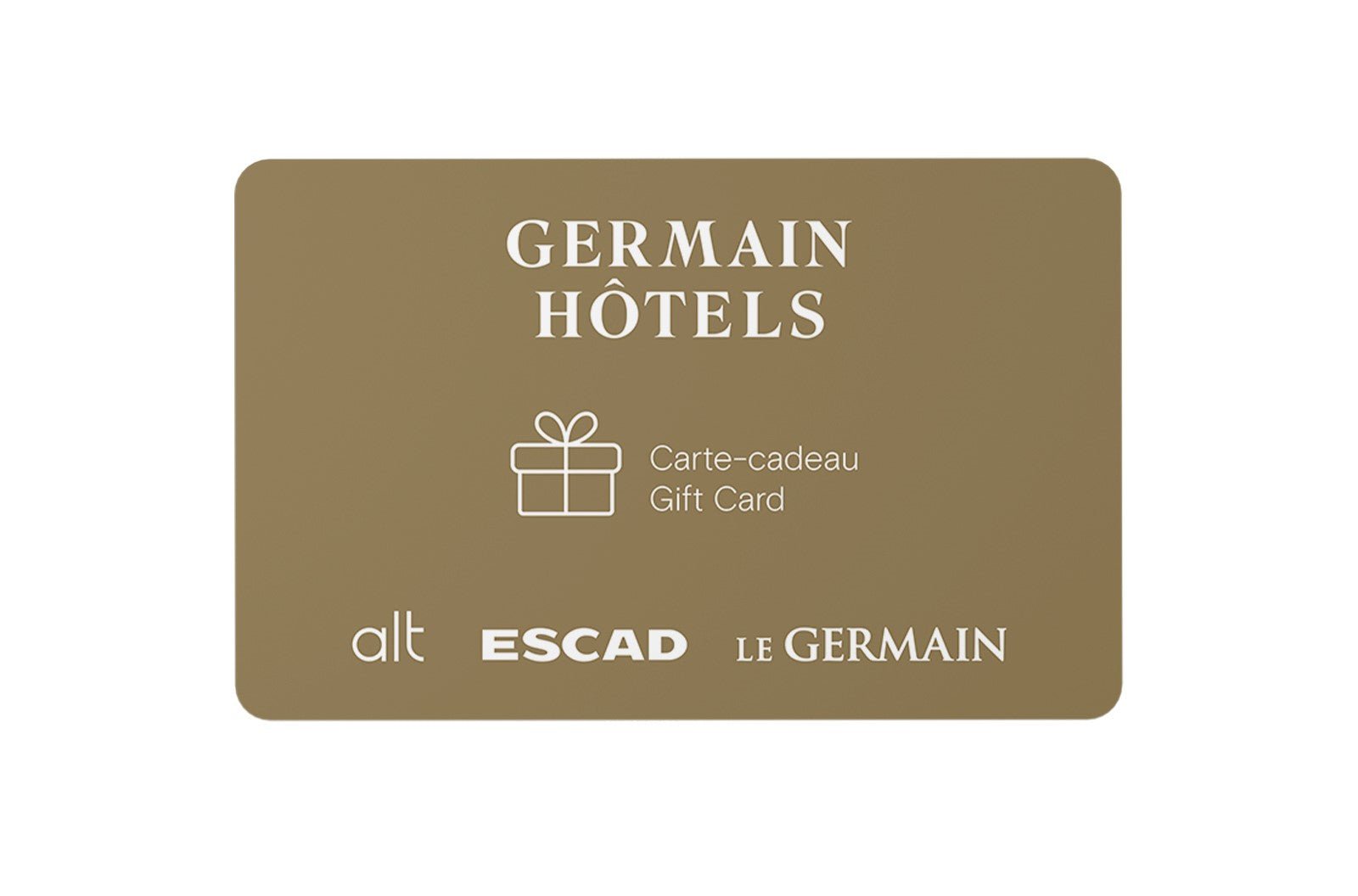 Carte - cadeau Germain Hôtels - Accolad