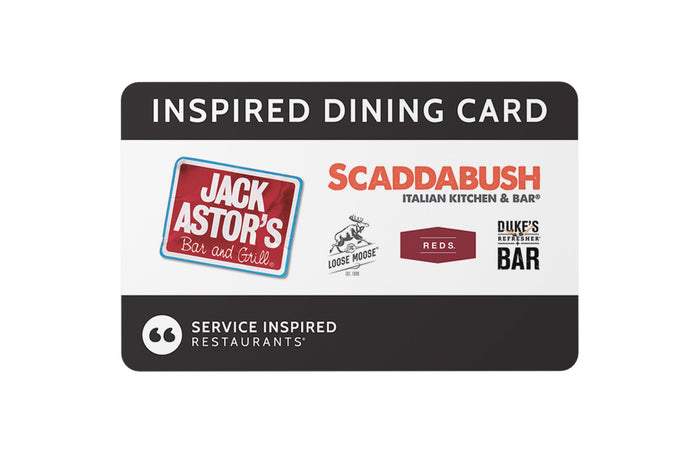 Carte-cadeau Inspired Dining Card - Accolad
