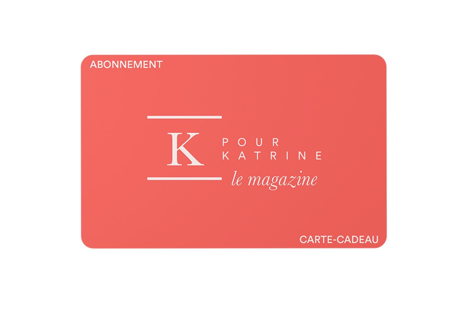 Carte - cadeau KO Média | KO Éditions - Accolad