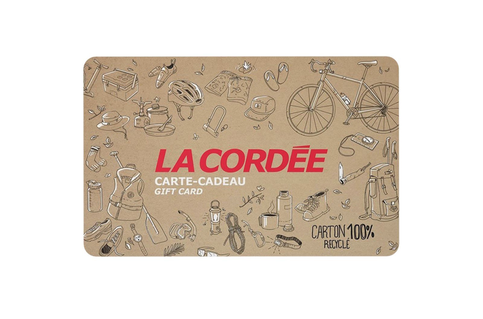 Carte - cadeau La Cordée - Accolad