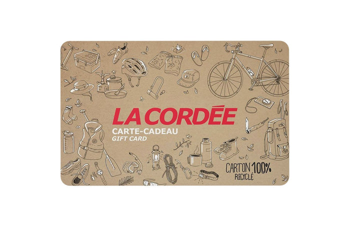 Carte - cadeau La Cordée - Accolad