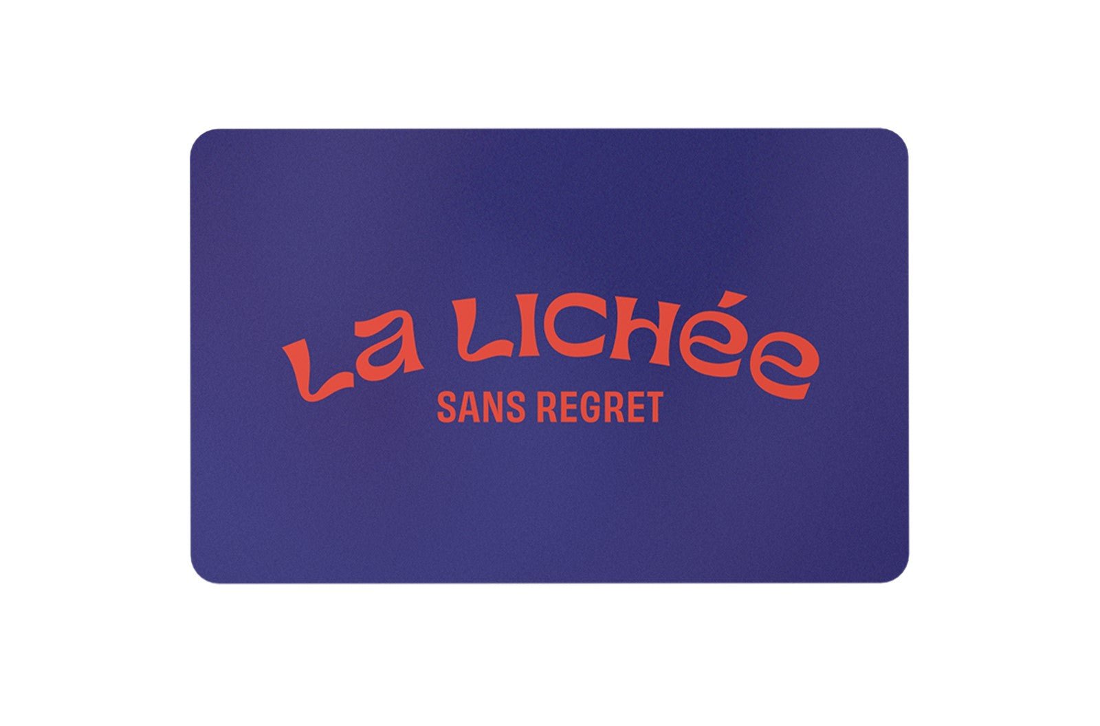 Carte - cadeau La Lichée - Accolad