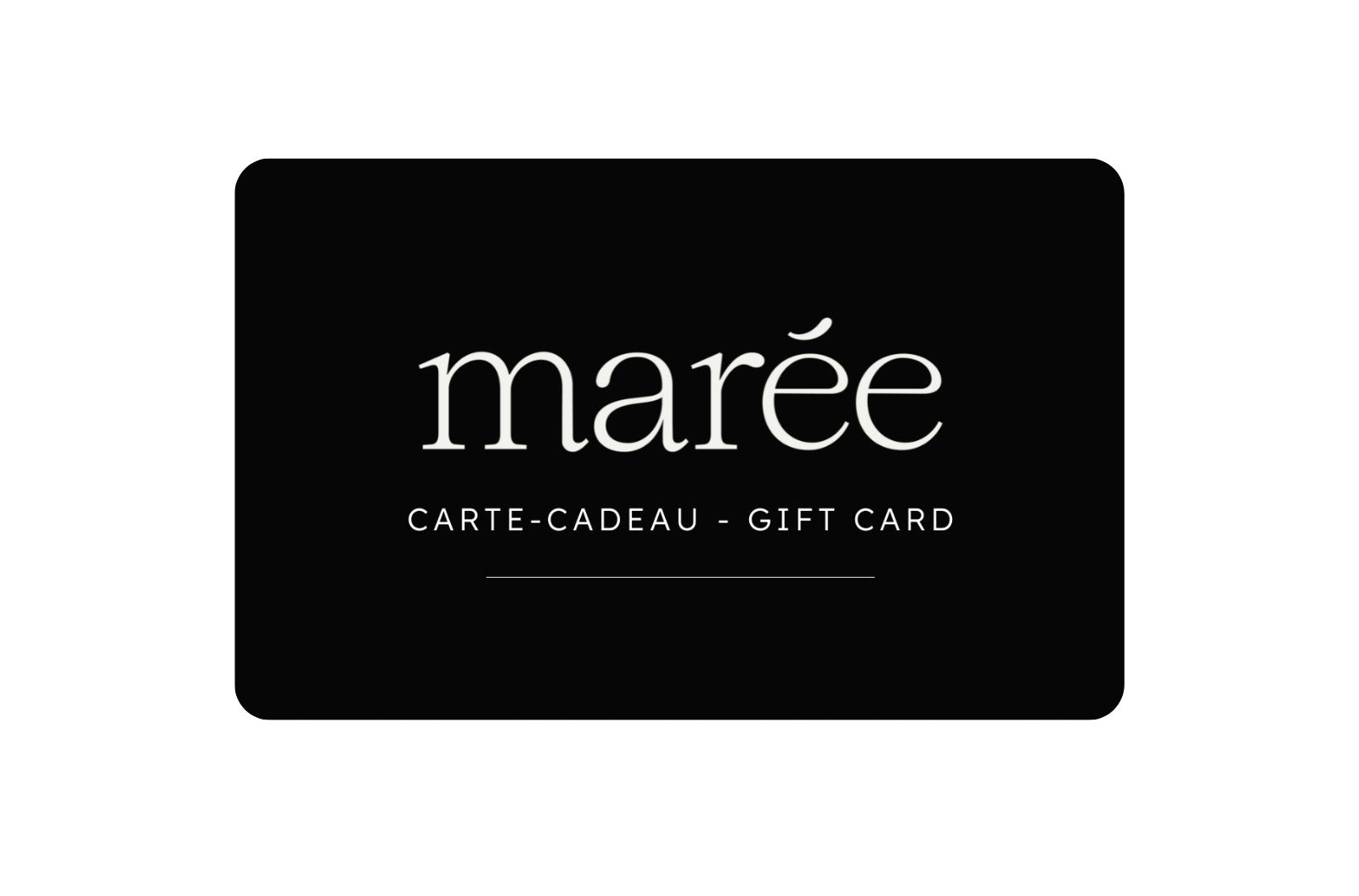 Carte - cadeau Marée Chandelles - Accolad