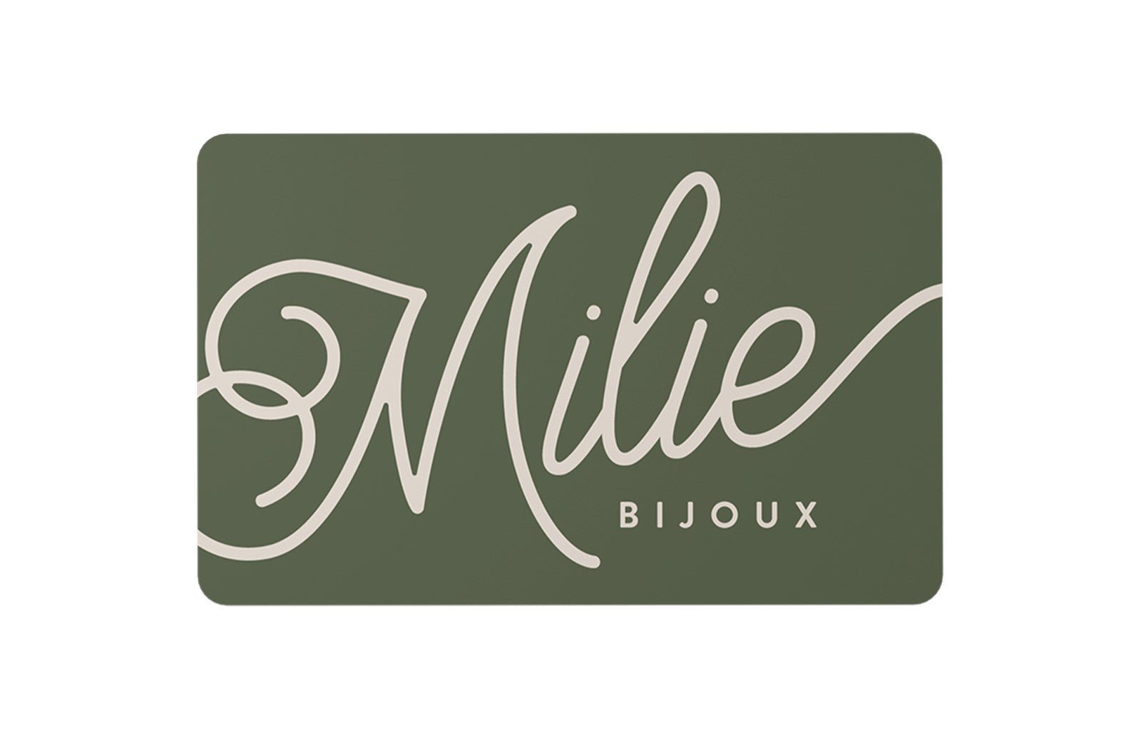 Carte - cadeau Milie Bijoux - Accolad