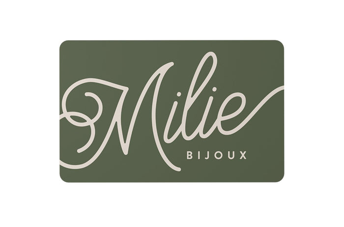 Carte - cadeau Milie Bijoux - Accolad