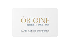 Ôrigine artisans hôteliers Gift Card