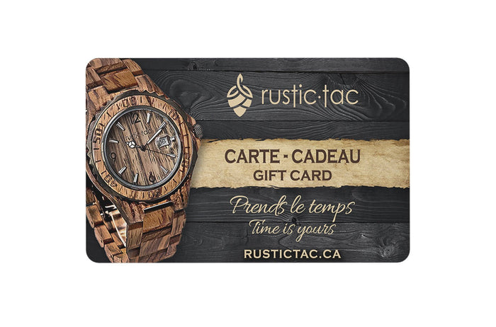 Carte-cadeau Rustic-Tac - Accolad
