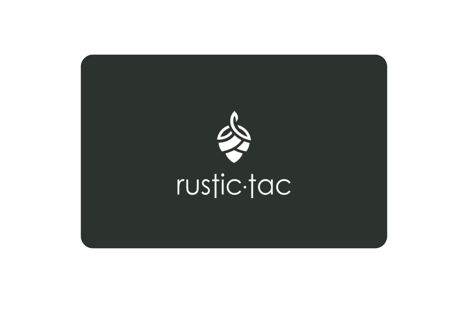 Carte - cadeau Rustic - Tac - Accolad