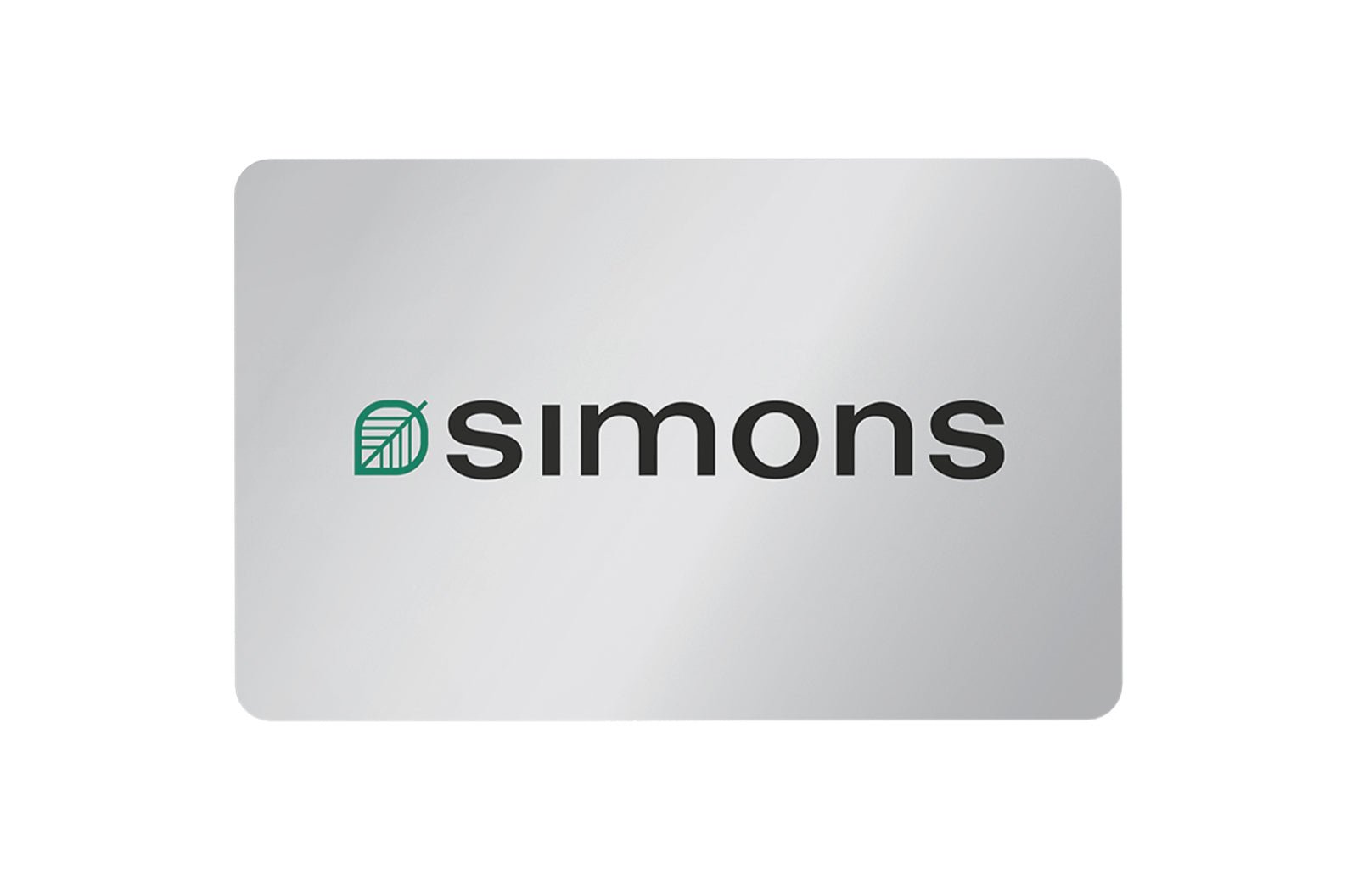 Carte - cadeau Simons - Accolad