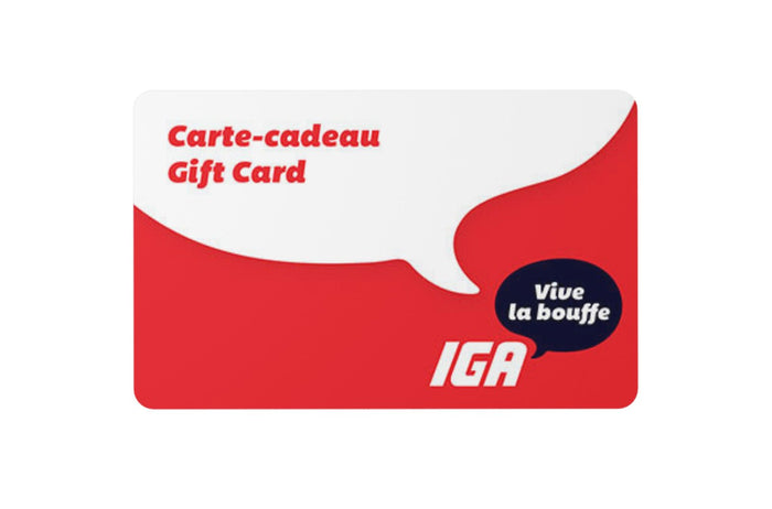 Carte-cadeau IGA - Accolad